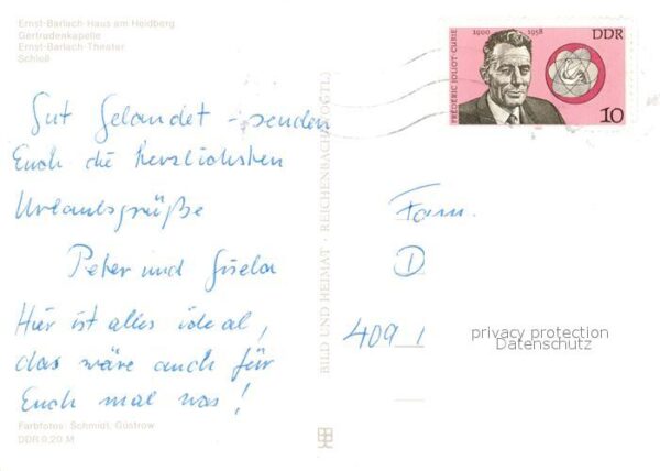 Guestrow Mecklenburg Vorpommern Ernst Barlach Haus Gertrudenkapele Schl – Bild 2