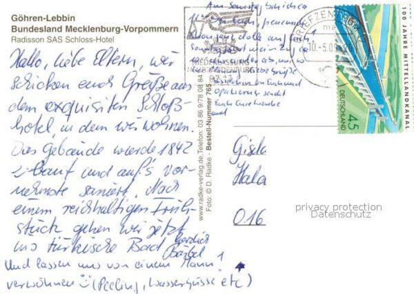 Goehren Ludwigslust Radisson SAS Schloss Hotel – Bild 2