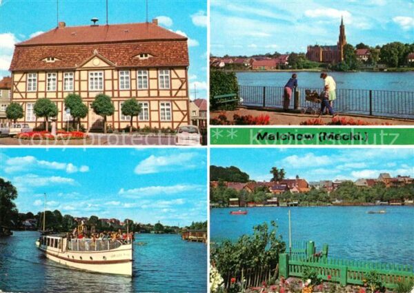 Malchow Rathaus Malchower See Kloster Malchow