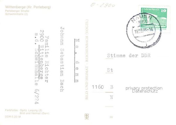 Wittenberge Prignitz Perleberger Straße Schwimmhalle – Bild 2
