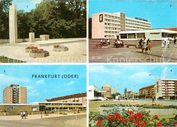 Frankfurt Oder Karl Marx Denkmal Hotel Stadt Frankfurt