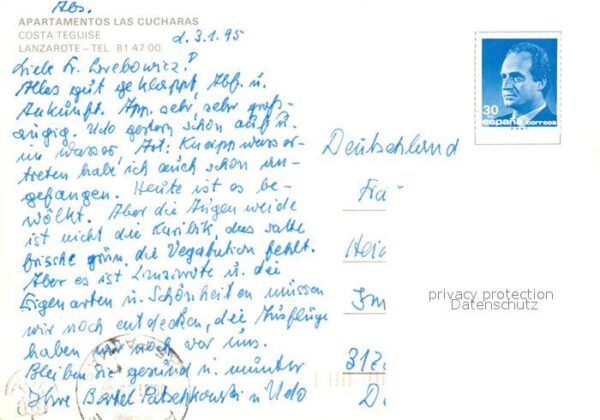 Lanzarote Kanarische Inseln Apartamentos Las Cucharas – Bild 2