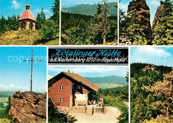 Koetztinger Huette Kapelle Gipfelkreuz Berghof