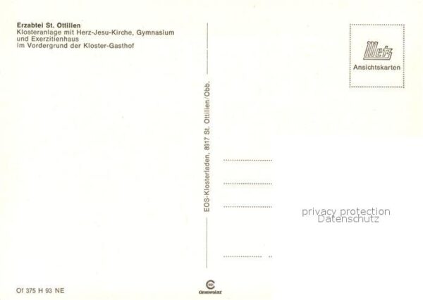 Ottilien Eresing St Fliegeraufnahme Klosteranlage Herz Jesu – Bild 2