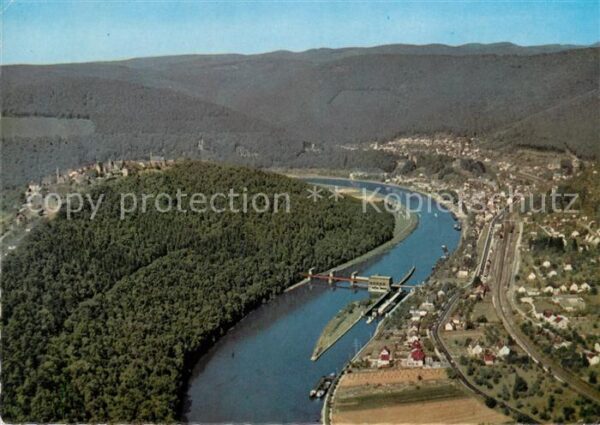 Neckarsteinach Fliegeraufnahme