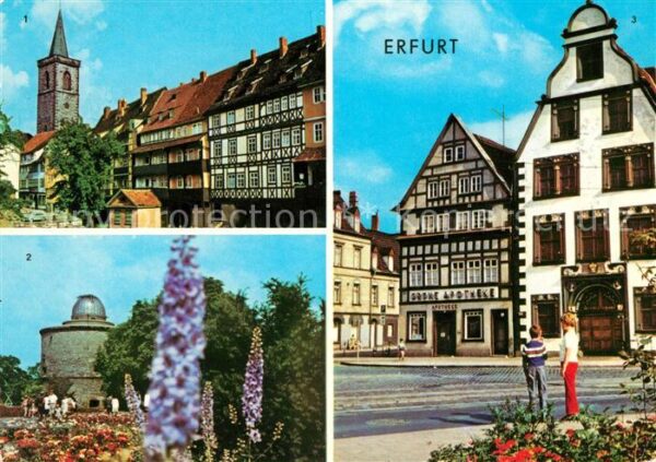 Erfurt Krämerbrücke IGA Volkssternwarte Weinre