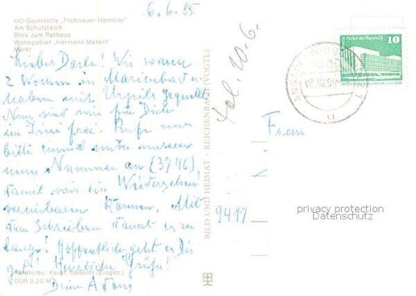 Annaberg-Buchholz Erzgebirge Schutzteich Rathaus Wohngebiet Hermann – Bild 2