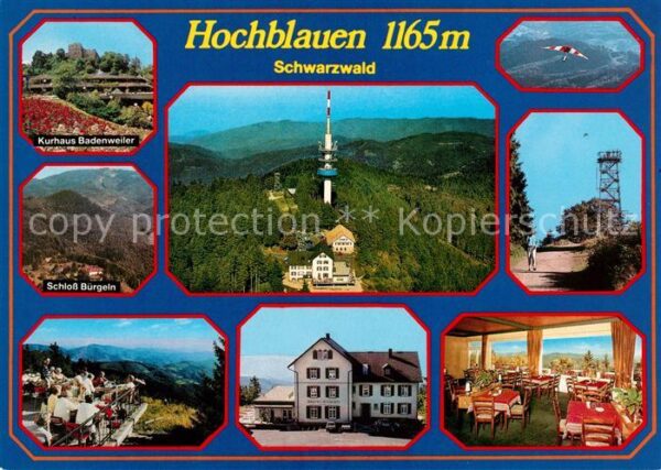 Hochblauen Kurhaus Badenweiler Schloss Bürgeln