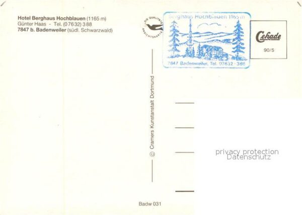 Hochblauen Kurhaus Badenweiler Schloss Bürgeln – Bild 2