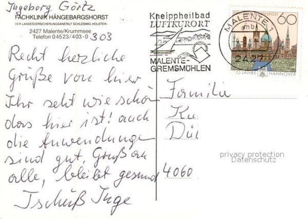 Malente-Gremsmuehlen Fliegeraufnahme Fachklinik Hängebargsho – Bild 2