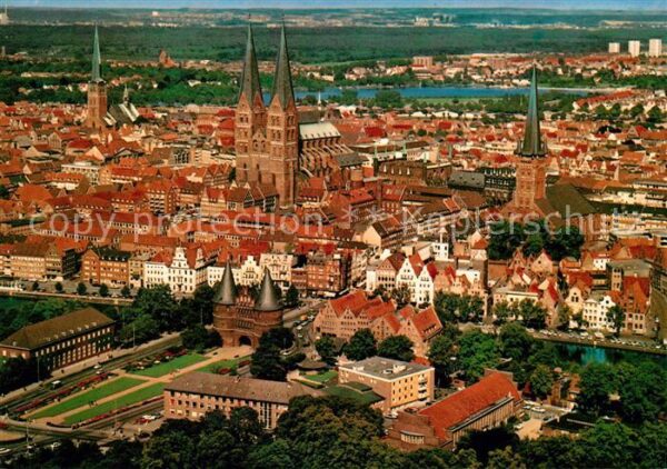 Luebeck Fliegeraufnahme