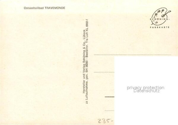 Travemuende Ostseebad Fliegeraufnahme – Bild 2