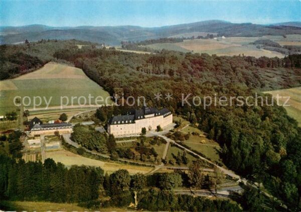 Olpe Biggesee Fliegeraufnahme Pallotinerkloster Exerz