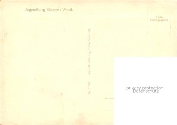 Gemen Fliegeraufnahme Jugendburg – Bild 2