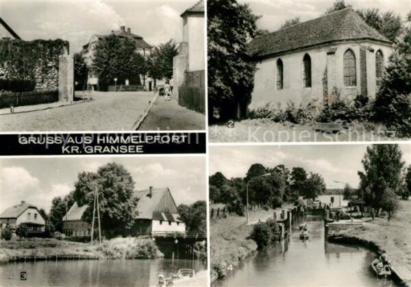 Himmelpfort Stadtmauer Klosterkirche Kanal Schleuse
