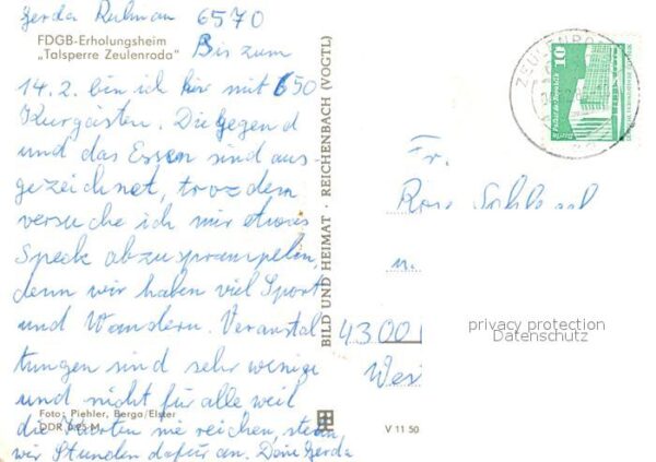 Zeulenroda-Triebes FDGB Erholungsheim Talsperre – Bild 2