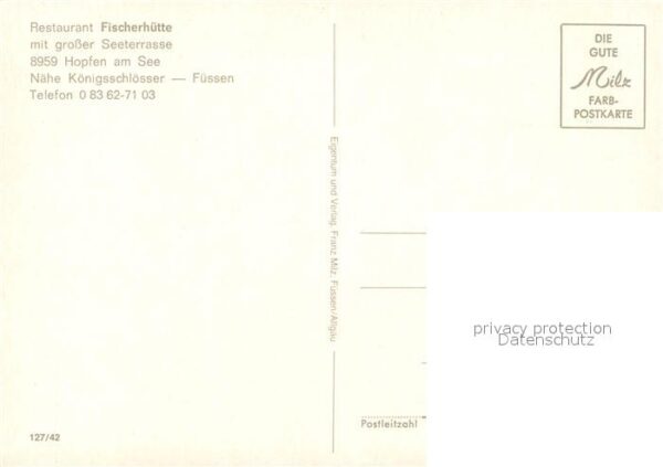 Hopfensee Restaurant Fischerhütte – Bild 2