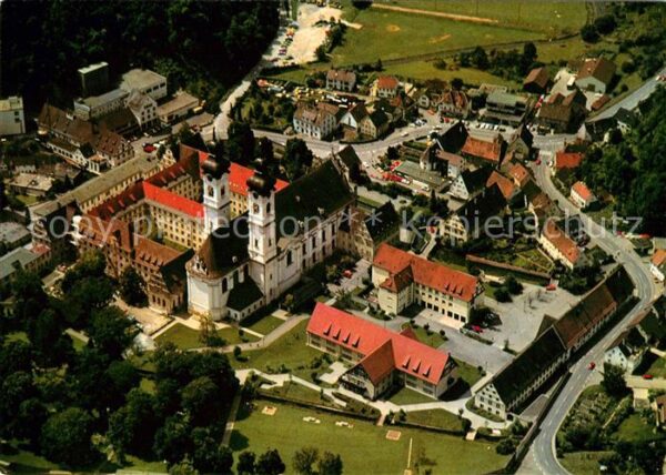 Zwiefalten Wuerttemberg Fliegeraufnahme Benediktinische Reichsa