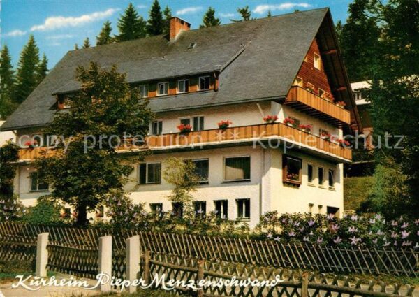 Menzenschwand Kurheim Pieper