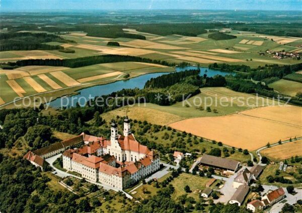 Neu-Ulm Fliegeraufnahme Kloster Roggenburg