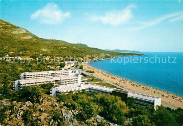 Sutomore Dalmatien Fliegeraufnahme Hotel Korali