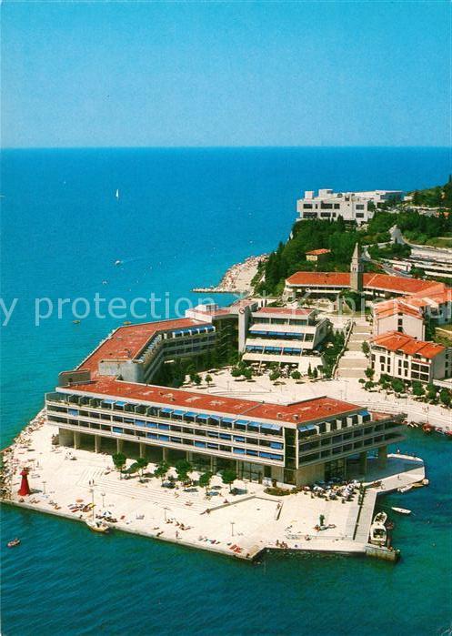 Portoroz Fliegeraufnahme Hotel Bernardin