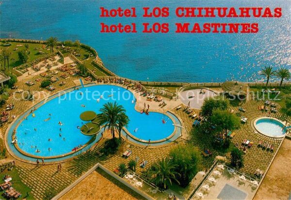 Calas de Mallorca Fliegeraufnahme Hotel Los Chihuahuas So