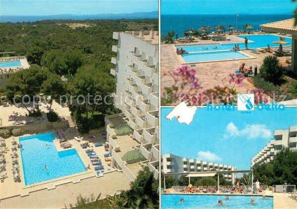 Lluchmajor Fliegeraufnahme Hotel Delta