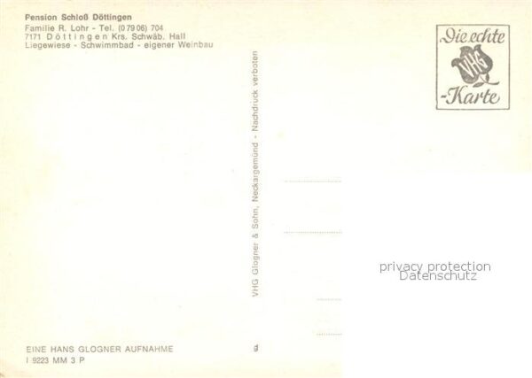 Doettingen Braunsbach Pension Schloss Döttingen – Bild 2