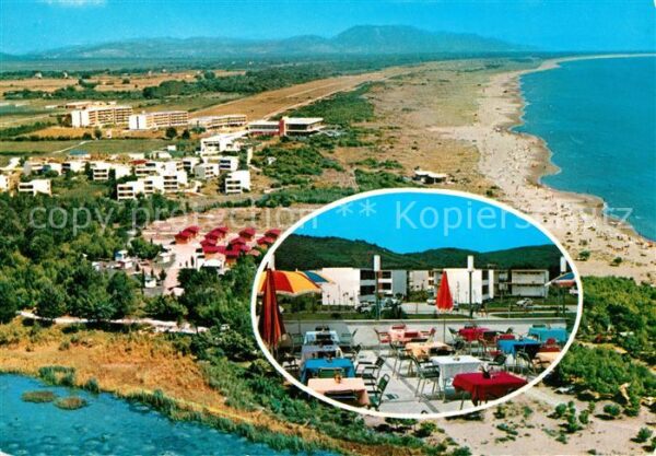 Ulcinj Fliegeraufnahme Hotel Lido