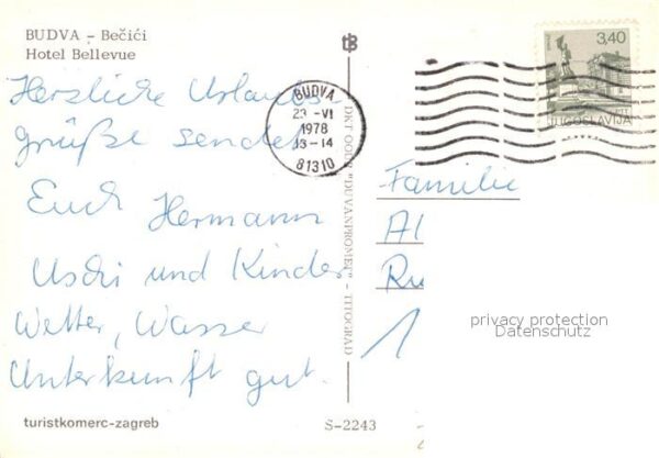 Becici Hotel Bellevue – Bild 2