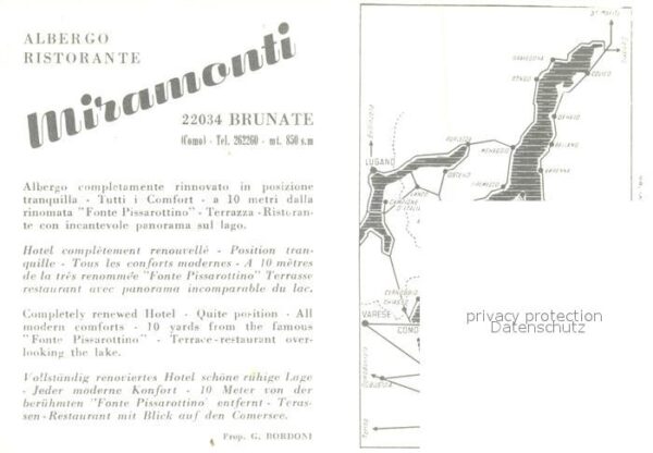 Brunate Como Ristorante Albergo Miramonti – Bild 2