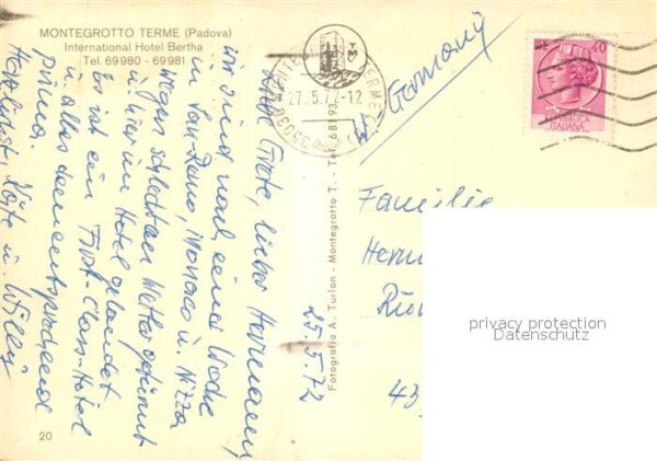 Montegrotto Terme Internation Hotel Bertha – Bild 2