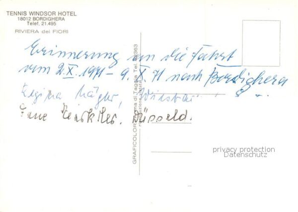Bordighera Tennis Windsor Hotel – Bild 2