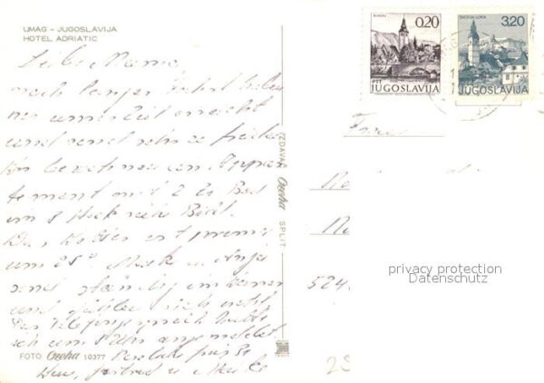 Umag Umago Istrien Hotel Adriatic Nachtaufnahme – Bild 2