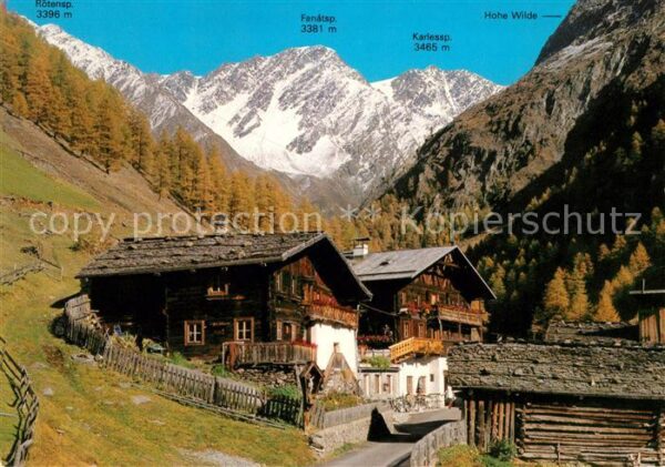 Schnalstal Gasthof Jägerrast Vorderkaser