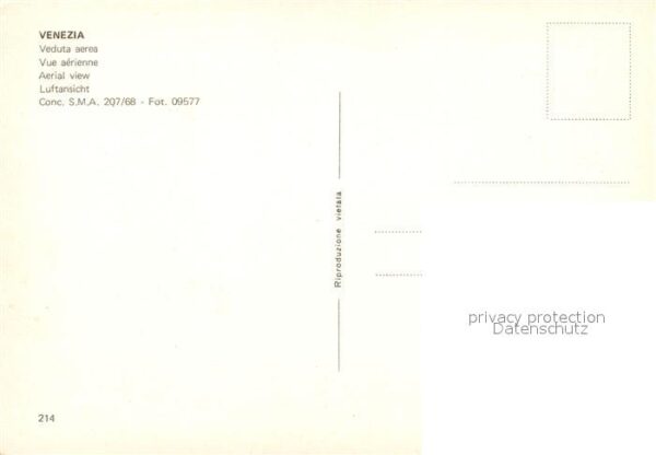 Venezia Venedig Fliegeraufnahme – Bild 2