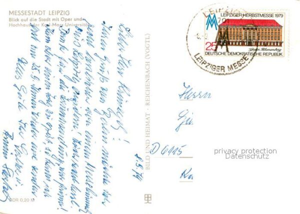 Leipzig Stadtblick mit Oper und Karl Marx Unive – Bild 2