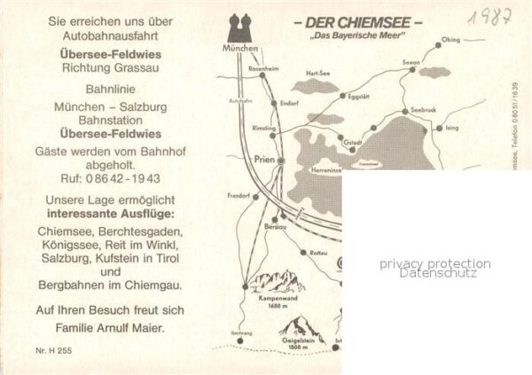 Chiemsee mit Kaisergebirge Kampenwand Hochgern – Bild 2