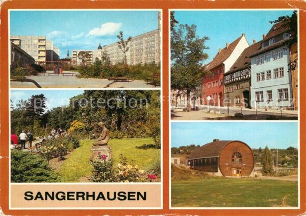 Sangerhausen Suedharz Feldstrasse Rosarium Markt Fassgaststät