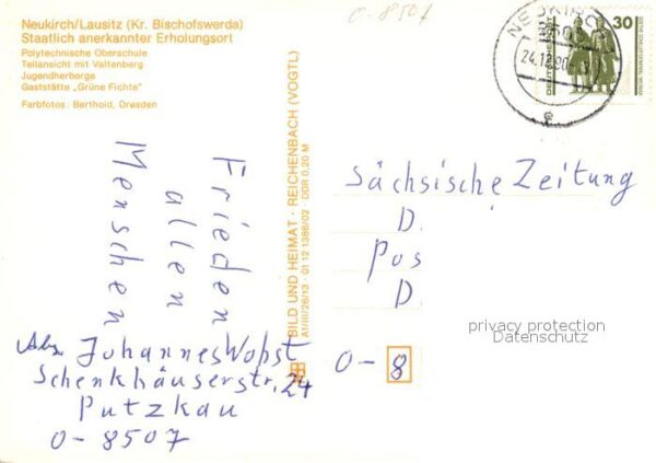 Neukirch Lausitz Polytechn Oberschule Teilansicht Valten – Bild 2