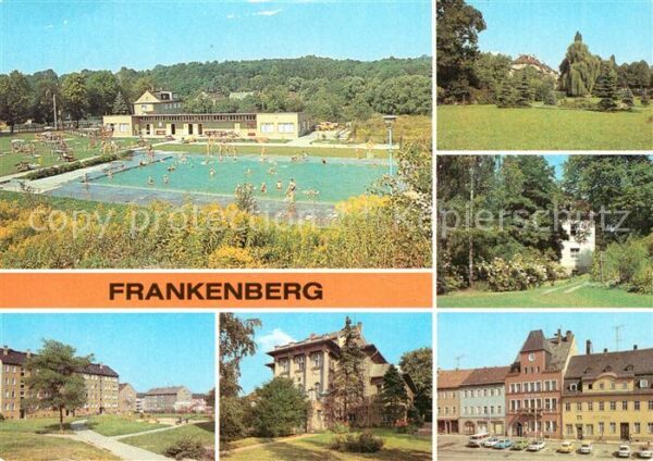 Frankenberg Sachsen Freibad Neubaugebiet Lützelhöhe Feierab