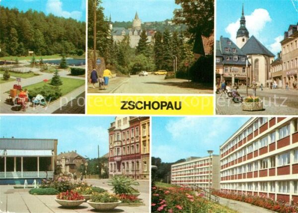 Zschopau Freibad Schloss Wildeck Leninplatz Rud