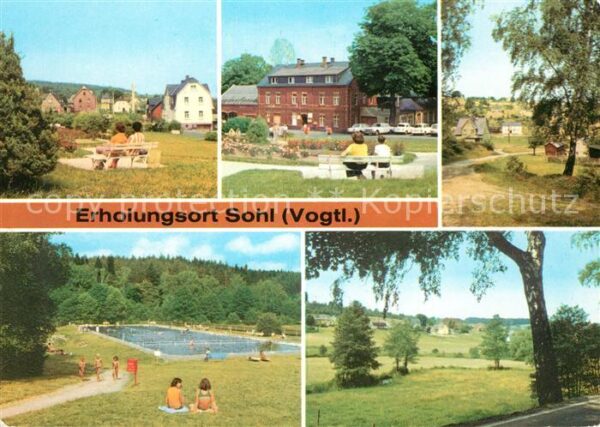 Sohl Bad Elster Teilansichten Schwimmbad