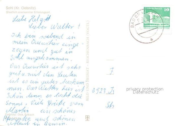 Sohl Bad Elster Teilansichten Schwimmbad – Bild 2
