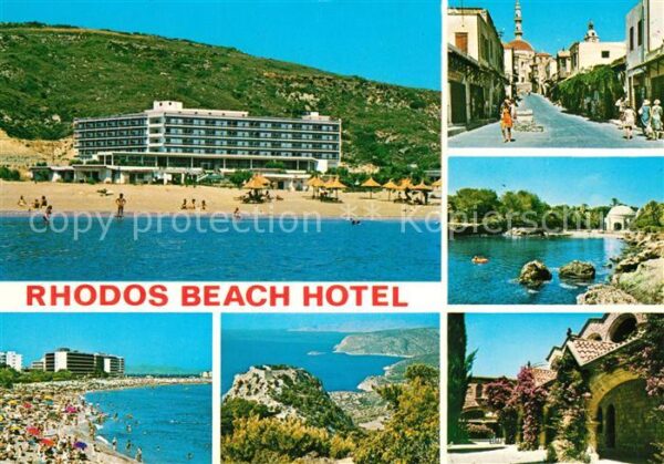 Faliraki Rhodos Rhodos Beach Hotel Strassenpartien Stra