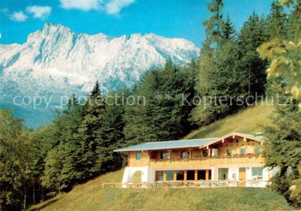 Ramsau Berchtesgaden Berggaststätte Gerstreit mit Hochkalter