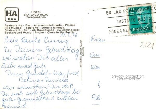 Torremolinos Hotel Sidi Lago Rojo Fliegeraufnahme – Bild 2