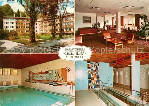 Tegernsee Sanatorium Seeheim Foyer Hallenbad Wass