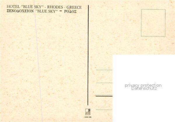 Rhodos Rhodes Aegaeis Hotel Blue Sky Fliegeraufnahme – Bild 2